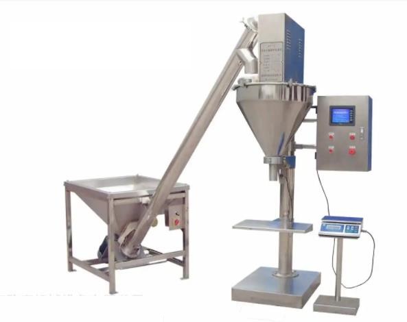 不銹鋼自動(dòng)螺旋上料機(jī)與粉末包裝機(jī)的配合.jpg 不銹鋼自動(dòng)螺旋上料機(jī)與粉末包裝機(jī)的配合.jpg